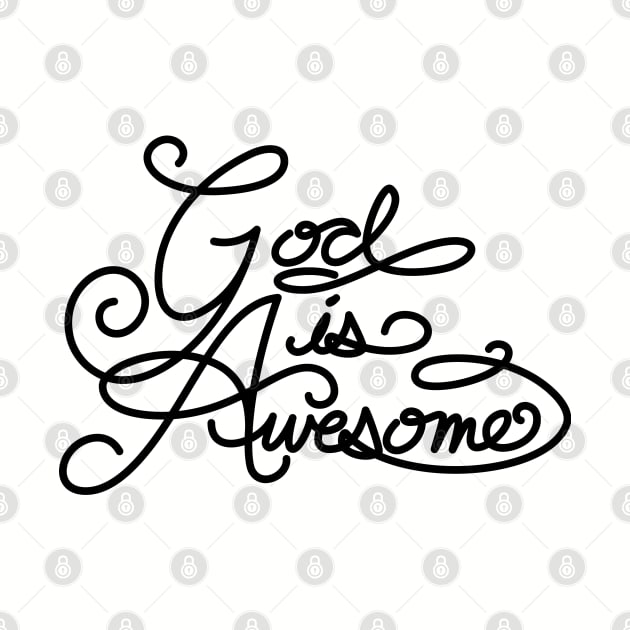 God is Awesome by radquoteshirts