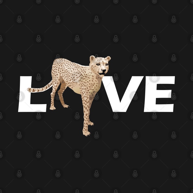 Cheetah - I love cheetah by KC Happy Shop