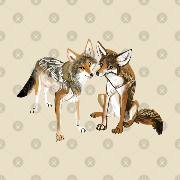 Coyote in love #3 by belettelepink