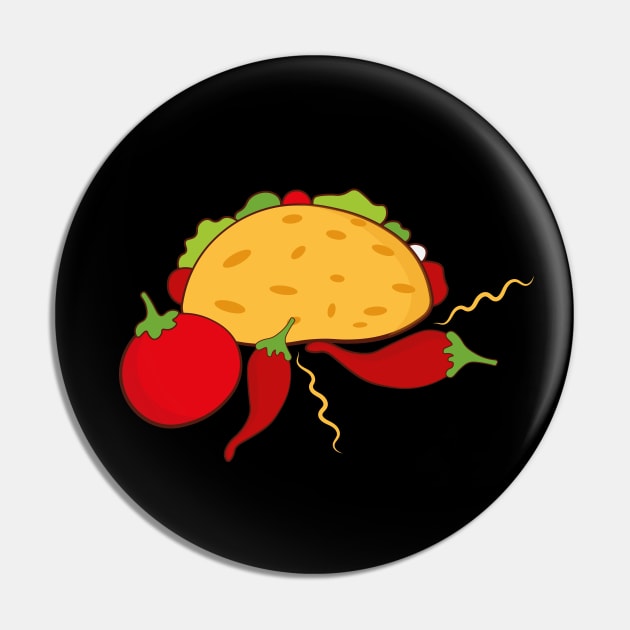 Hot and Spicy Tacos Pin by novaya