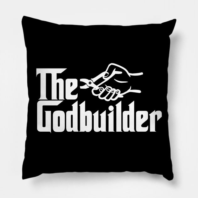 The Godbuilder Pillow by kimikodesign