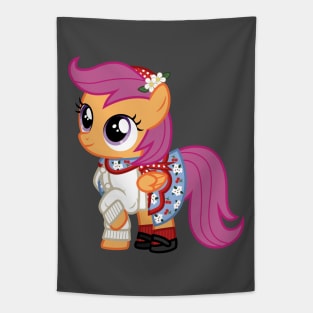 Scootaloo as Emily Bennett Tapestry