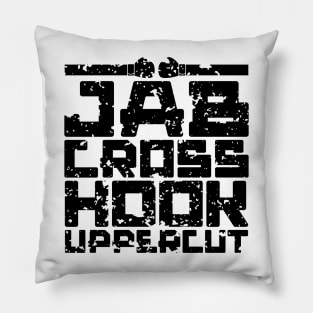 Aged Jab Cross Hook Uppercut Pillow