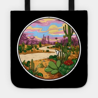 Cactus Desert Road Trip Tote