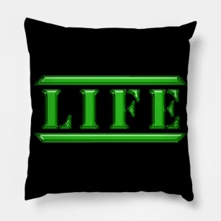 Life Green Pillow