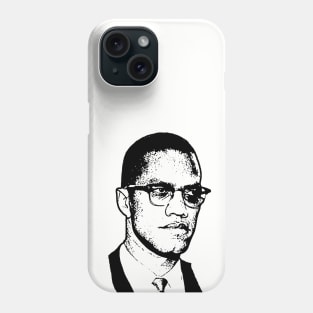 Malcolm X, Black History Phone Case