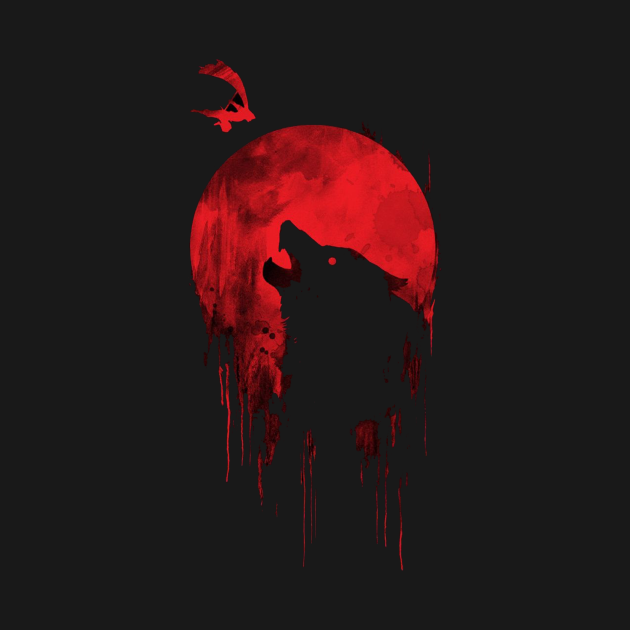 Moon Werewolf Werewolf T Shirt Teepublic 