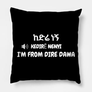 I'm from. Dire Dawa Pillow