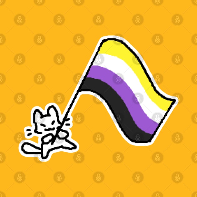 nb flag kitty by Kippicat