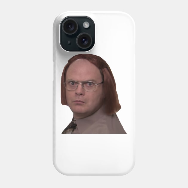 Dwight Schrute as Meredith Phone Case by aterkaderk