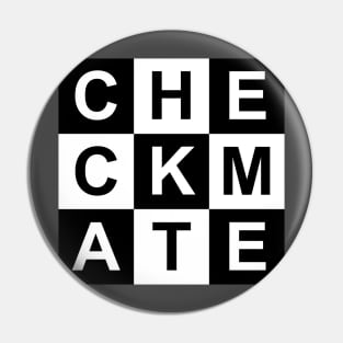 Checkmate Chessboard Pin