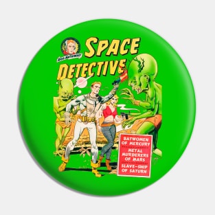 space green aliens detective martians retro attack humans vintage comic Pin