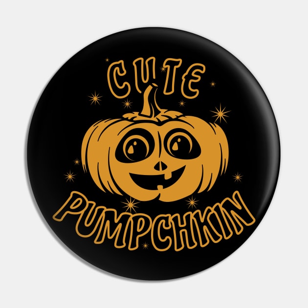 Cute Pumpchkin (one colour) Pin by dkdesigns27