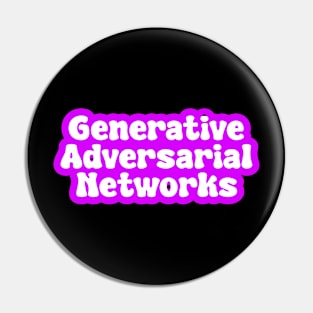 Generative Adversarial Networks Pin