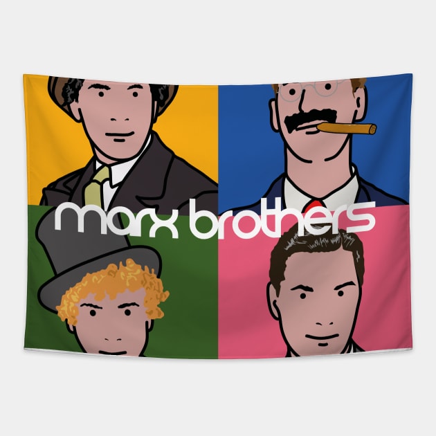 Marx Brothers Tapestry by Cleobule