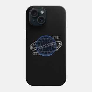 Saturn Wireframe Phone Case