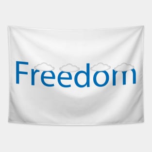 Freedom being free text design Tapestry