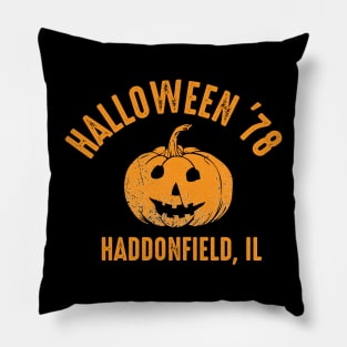 Haddonfield Halloween 1978 Pillow