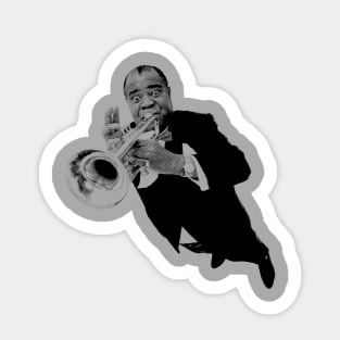 louis armstrong Sticker for Sale by lizasara