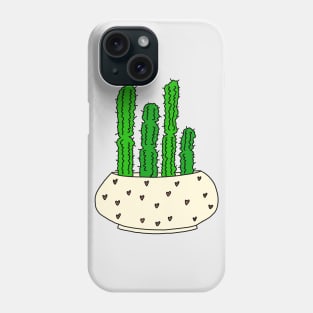 Cute Cactus Design #62: Heart Pot Cacti Phone Case