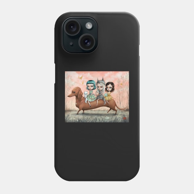 jessica s hope 2006 - Mark Ryden Phone Case by Kollagio