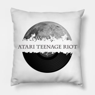 Atari Teenage Riot moon vinyl Pillow