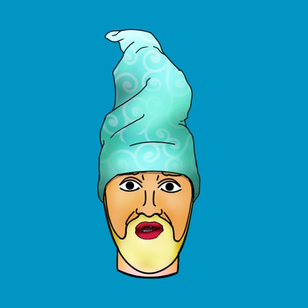 Wizard hat Lloyd Baxter face by doublebeta