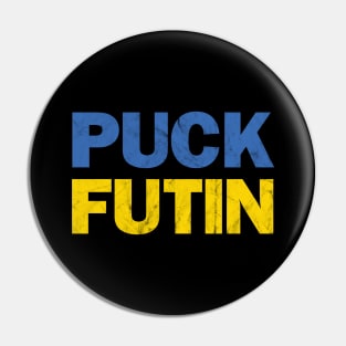 Puck Futin Stressed Version Pin