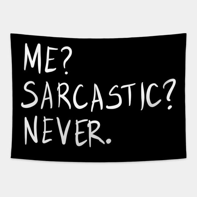 Me? Sarcastic? Never. Tapestry by VintageArtwork