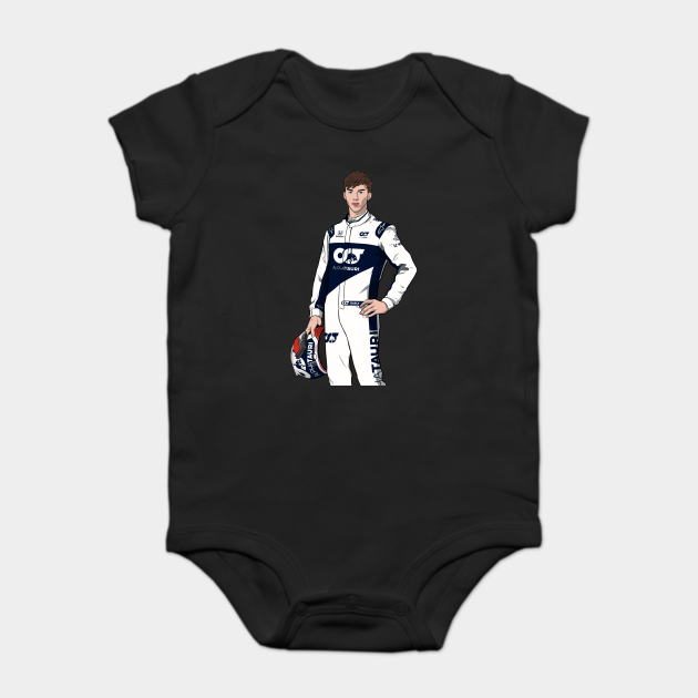 Pierre Gasly Cartoon F1 21 Pierre Gasly Body Bebe Teepublic Fr