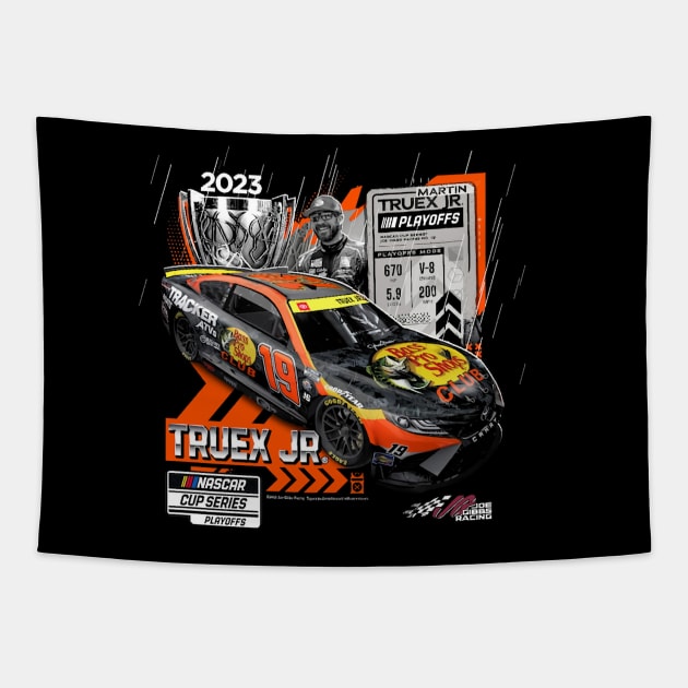 Martin Truex Jr. Series Playoffs Tapestry by art.Hamdan