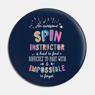 An awesome Spin Instructor Gift Idea - Impossible to Forget Quote Pin