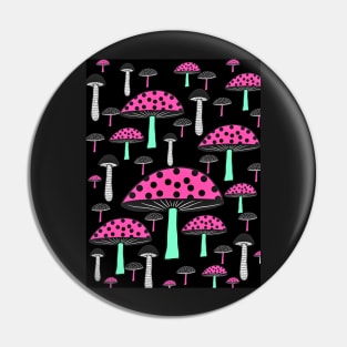 Dotty Mushrooms Pin