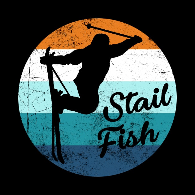 Stail Fish Grab | 70's Vintage Ski Bum Silhouette by jpmariano