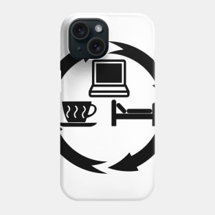 Coffee Code Sleep Repeat Phone Case