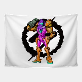 Shining Metroid-Samus Tapestry