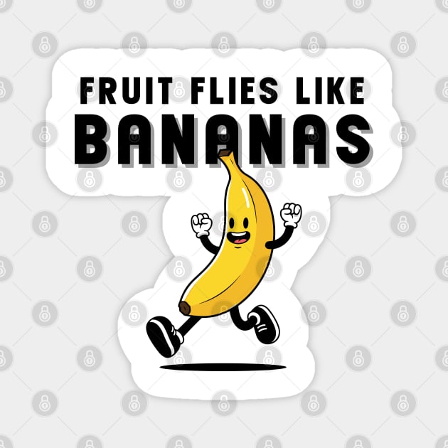 Funny Fruit Fly Banana Magnet by enrynz
