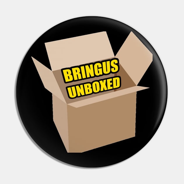 Bringus Unboxed Dark Background Pin by DingusBringus