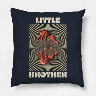 Hand Eyes Little Brother Pillow