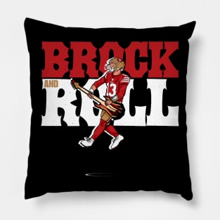 Brock Purdy : Brock And Roll Niners Pillow