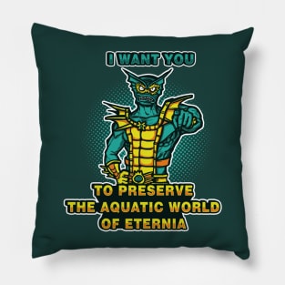 Preserve The Aquatic World Pillow