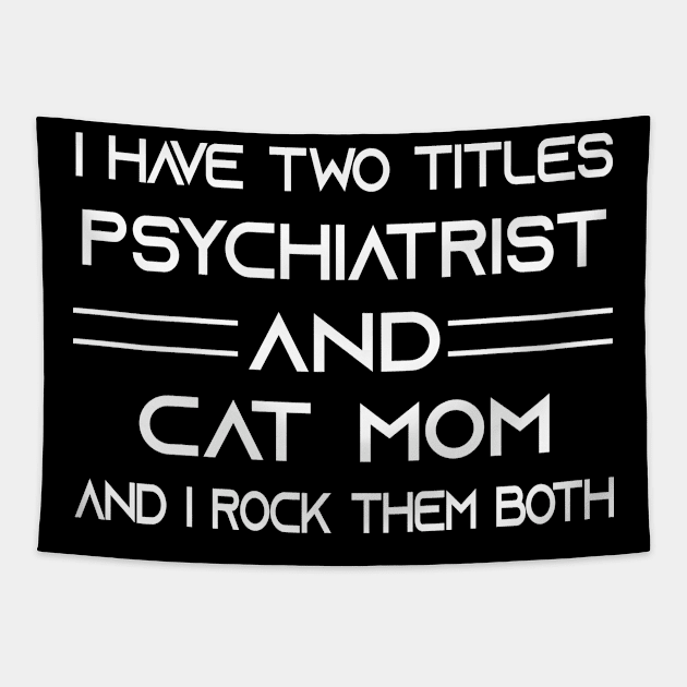 Psychiatrist Tapestry by Elhisodesigns