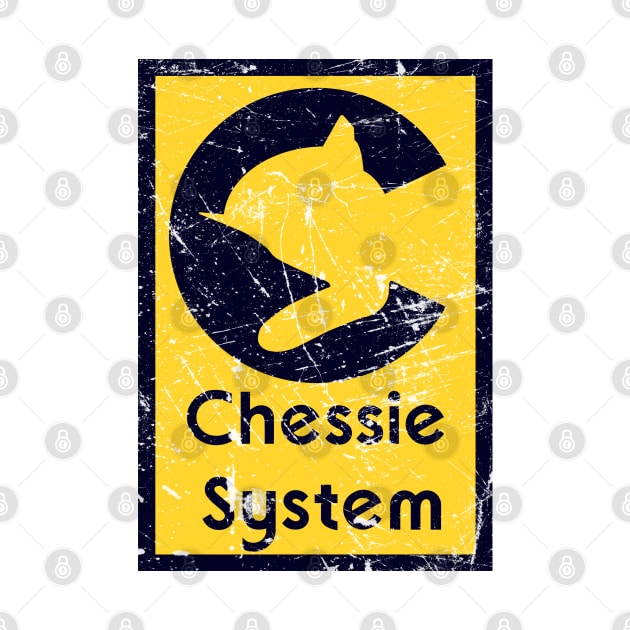 Distressed Chessie System by Railway Tees For All