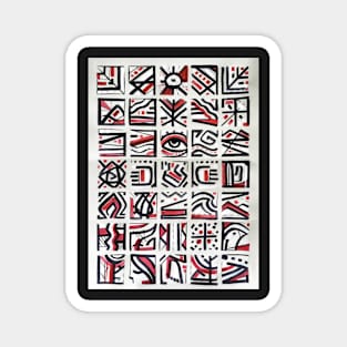 Urban codice indigenous symbols Magnet