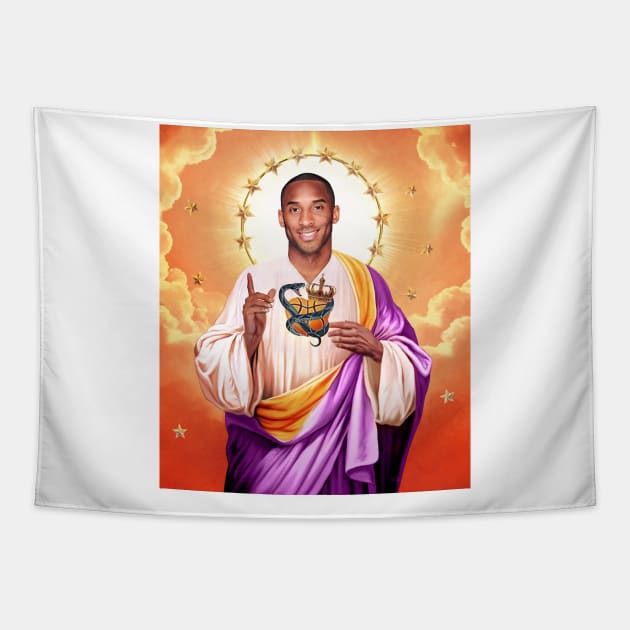 Saint Kobe Bryant Tapestry by Gedogfx