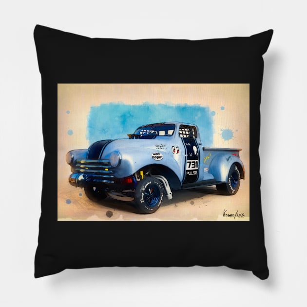 Nasty Pickup Pillow by kenmo