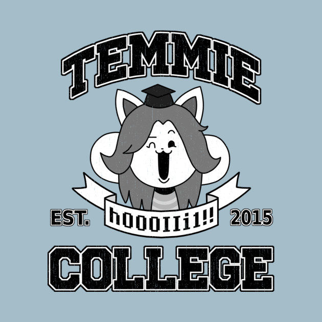 Temmie College - Undertale - Phone Case