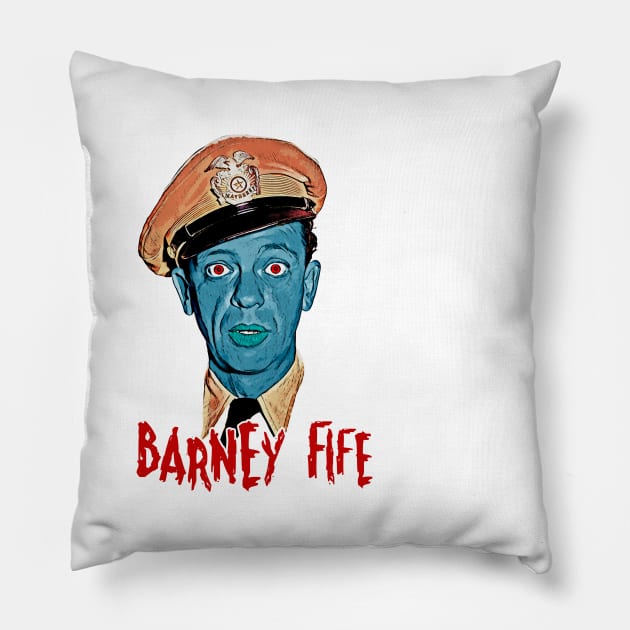 The Ghoul of Mayberry Pillow by UnlovelyFrankenstein