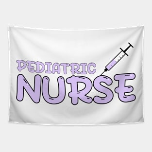 Pediatric Nurse Purple Tapestry