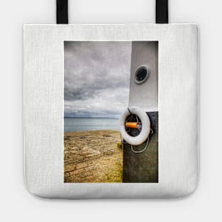 Mevagissey Lighthouse And Harbour Wall Tote
